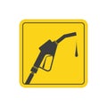 Fuel pumps icon. Royalty Free Stock Photo