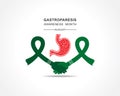 Gastroparesis Awareness Month observed in August Royalty Free Stock Photo