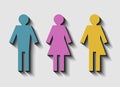 Vector illustration of gender issues concept