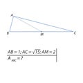 Vector illustration of a geometrical problem for finding the area of a triangle-01