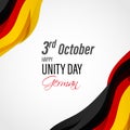 Vector illustration for German Unity Day
