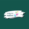 Vector Illustration of Global Parents Day design