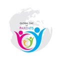 Vector Illustration of Global Parents Day design