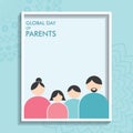 Vector Illustration of Global Parents Day design