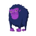 Vector illustration of gorilla Royalty Free Stock Photo