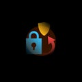 Change password. Vector icon in gradient style
