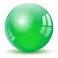 Green sphere ball