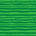Vector Illustration green watermelon striped seamless hand drawn pattern.