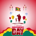 Vector illustration for Grenada independence day Royalty Free Stock Photo