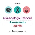 Gynecologic cancer month Royalty Free Stock Photo