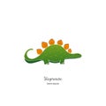 Vector dinosaur illustration Royalty Free Stock Photo