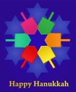 Vector illustration of Hanukkah