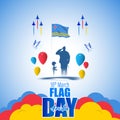 Vector illustration for happy Aruba flag day Royalty Free Stock Photo