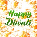 Vector illustration of happy diwali for poster, invitation, flyer, banner, postcard, greeting card.