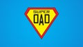 Vector illustration of happy father`s day Royalty Free Stock Photo