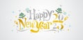 vector illustration of Happy New Year 2023 concepts creative design