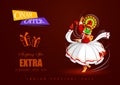 Happy Onam Big Shopping Sale Advertisement background for Festival of South India Kerala Royalty Free Stock Photo