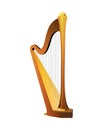 Vector Illustration of Harp