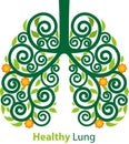 Healthy lung symbol