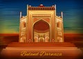 Historical monument Buland Darwaza at Fatehpur Sikri Agra, Uttar Pradesh, India Royalty Free Stock Photo