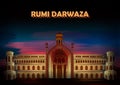 Historical monument Rumi Darwaza in Lucknow, Uttar Pradesh, India Royalty Free Stock Photo