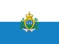 Flag of San Marino from 1862 to 2011