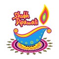 Diya Diwali festival. Shubh Dipawali