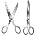 Vector illustration of household scissors Royalty Free Stock Photo