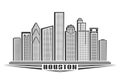 Vector illustration of Houston