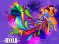 India Festival of Color Happy Holi background