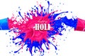 India Festival of Color Happy Holi background Royalty Free Stock Photo