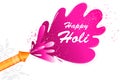India Festival of Color Happy Holi background Royalty Free Stock Photo