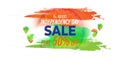 Vector illustration for Indian independence sale banner.