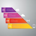 Vector illustration infographics four rectangles . Modern template