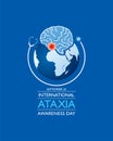 International Ataxia Awareness Day observed on September 25 Royalty Free Stock Photo