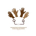 Vector Illustration of International Day for the Remembrance of the Slave Trade and Its Abolition