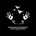 Vector Illustration of International Day for the Remembrance of the Slave Trade and Its Abolition