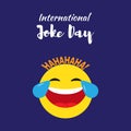 Vector illustration for International Joke Day.