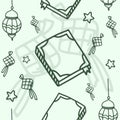 Islamic Doodle Pattern Vector