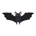 Happy cartoon bat for Halloween.