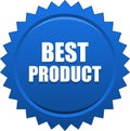 Best product seal stamp badge blue Royalty Free Stock Photo