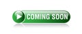 Coming soon button Royalty Free Stock Photo