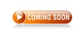 Coming soon button Royalty Free Stock Photo