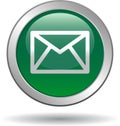Contact mail icon web buttons green