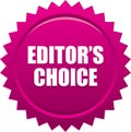 Editor`s choice seal stamp pink