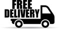 Free delivery truck icon Royalty Free Stock Photo