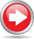 Next page web button red Royalty Free Stock Photo