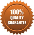 Quality quarantee seal stamp bronze