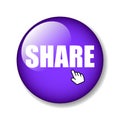 Share button icon Royalty Free Stock Photo