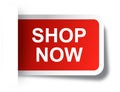 Shop now sticker Royalty Free Stock Photo